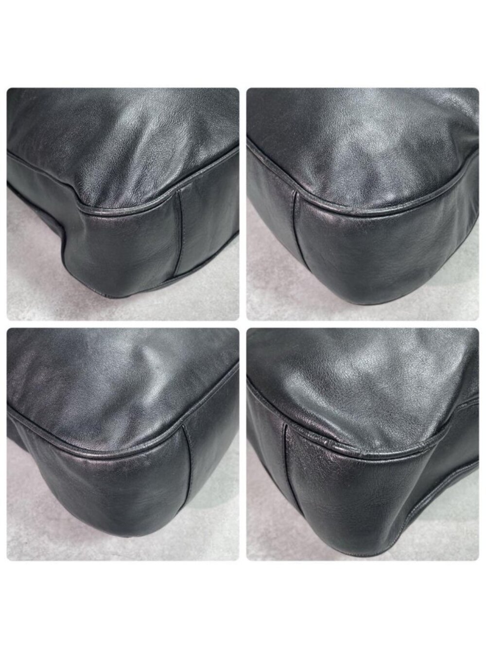 Gucci Shoulder Bag 2-Way Bamboo Black Leather - Picture 9 of 10